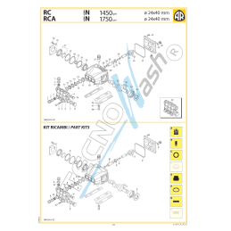 Bomba de alta presion RCA 3.5G25 N DX  Flecha solida de Ø24mm