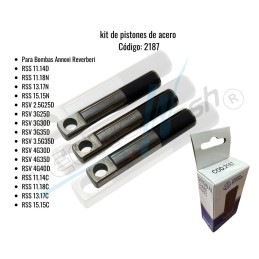 Kit de Pistones 2187, para bomba de alta Presion RSS y RSV  Ø15mm