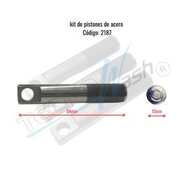 Kit de Pistones 2187, para bomba de alta Presion RSS y RSV  Ø15mm