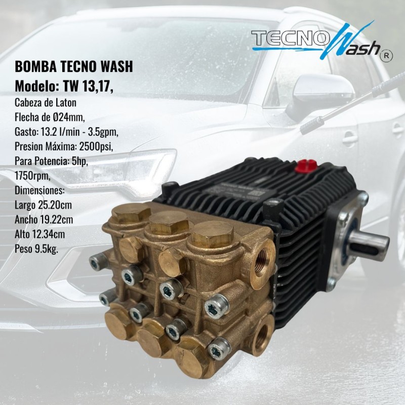 Bomba de Alta Presion 2500psi Modelo TW13,17