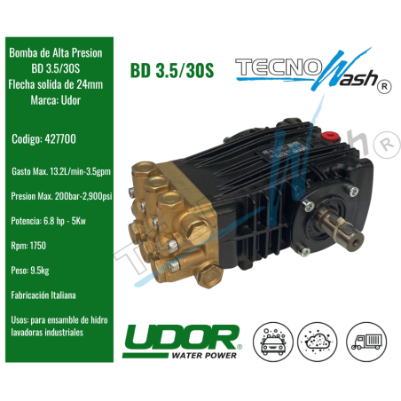 Bomba Udor BD 3.5/30 S: Potencia Italiana, Rendimiento Insuperable.
